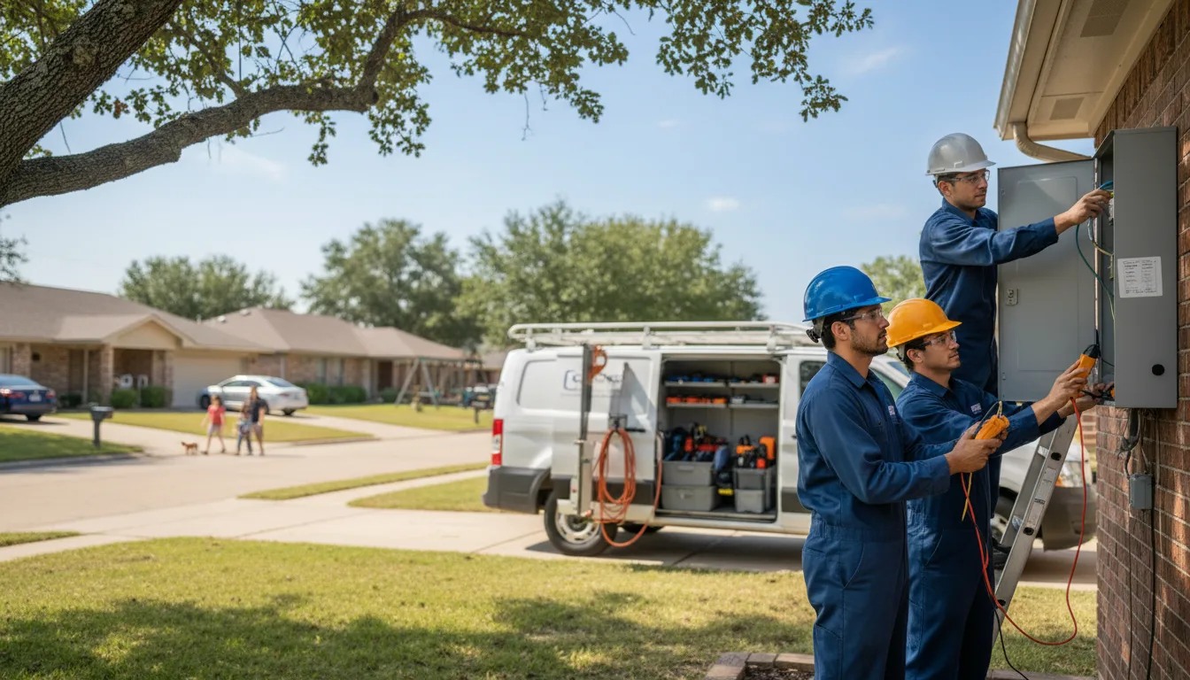 Certified electrician providing emergency electrical services in Wever, IA